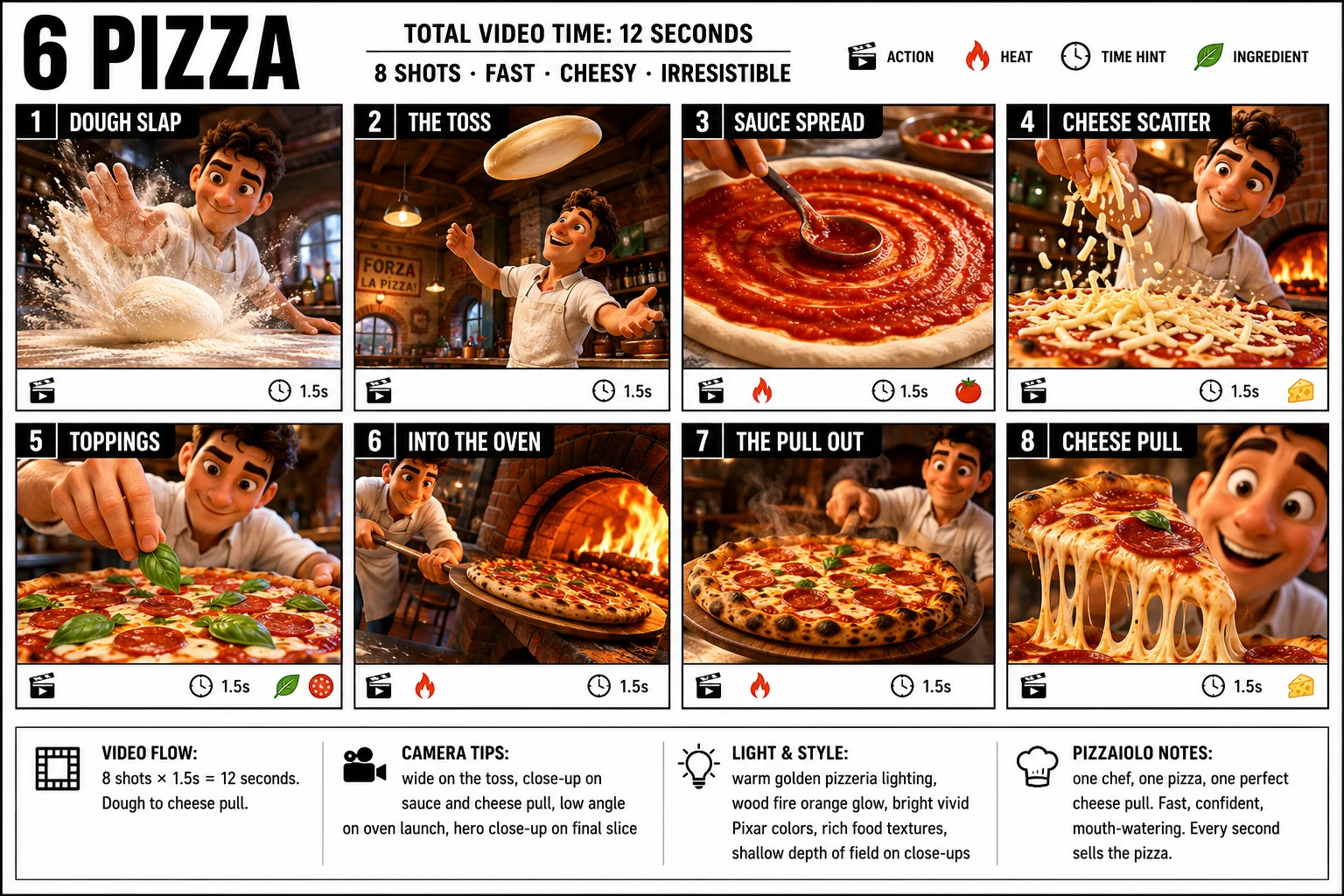 6PIZZA 分鏡圖 — GPT Image 2.0 輸出